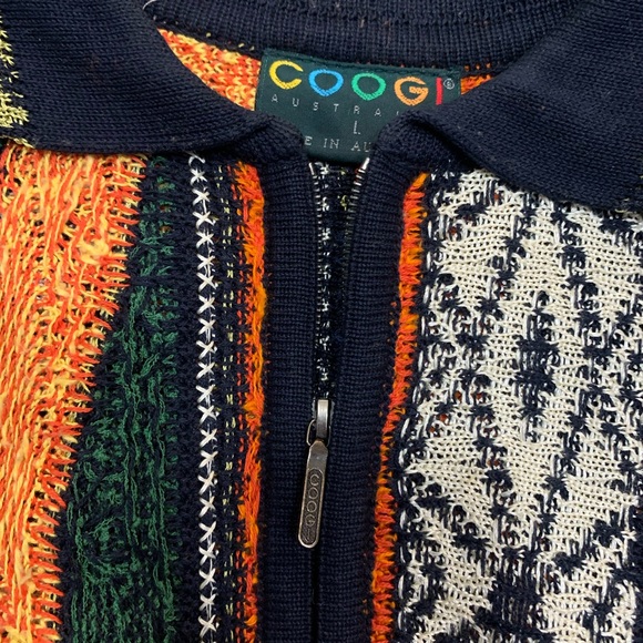 COOGI Multicolor Quarter Zip Sweater - Picture 3 of 5